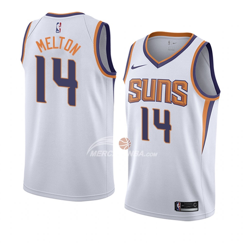 Maglia Phoenix Suns De'anthony Melton Association 2018 Bianco